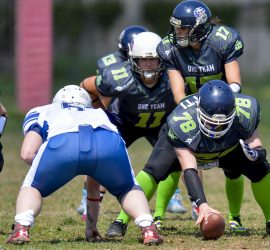 19.4.2015 campionato di football americano femminile, o Flag Football.
campi di Rugby Gavagnin, Montorio (VR)
one team vs neptunes bologna
NELLA FOTO: